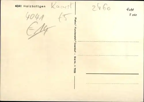 Ak Holzbüttgen Kaarst Rhein Kreis Neuss, Schule, Sparkasse, Geschäft