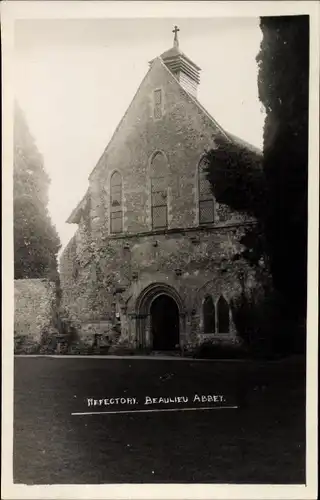 Foto Ak Beaulieu Hampshire South East England, Refectory, Beaulieu Abbey