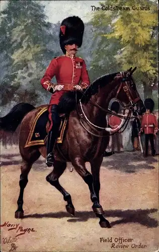 Künstler Ak Payne, Harry, The Coldstream Guards, Field Officer, Review Order