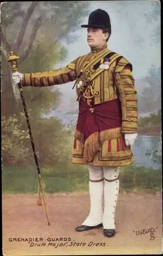 Ak Grenadier Guards, Drum Major, State Dress