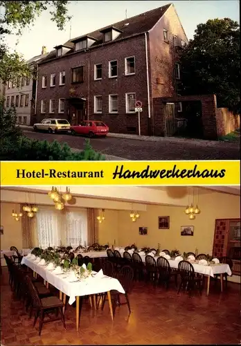 Ak Flensburg in Schleswig Holstein, Hotel Handwerkerhaus, Augustastraße 2