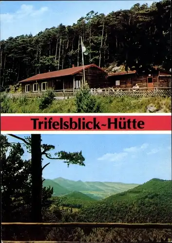 Ak Gleisweiler Pfalz, Trifelsblick Hütte