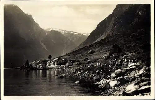 Ak Gudvangen Norwegen, Panorama