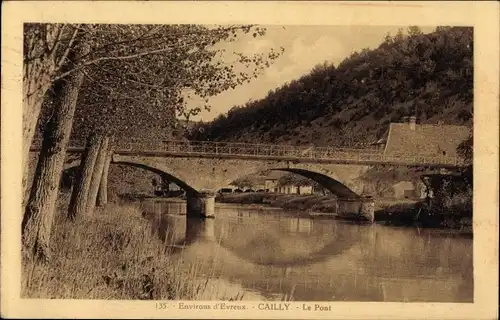 Ak Cailly Seine Maritime, Le Pont