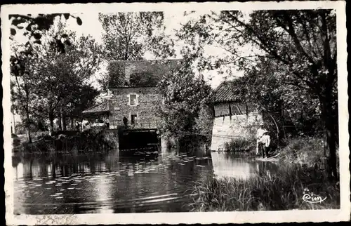 Ak Varennes Saint Sauveur Saône et Loire, Tageat, Le Moulin