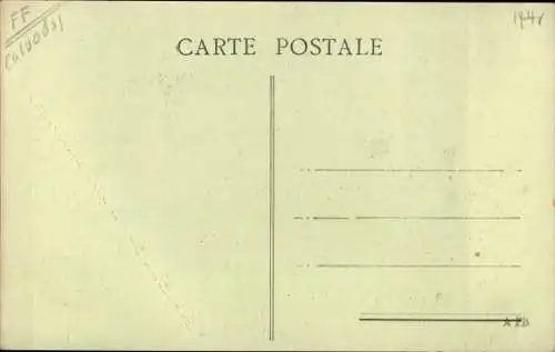 Ak Crèvecœur en Auge Calvados, Hotel du Cheval Blanc