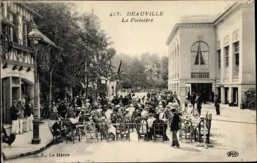 Ak Deauville Calvados, La Potiniere