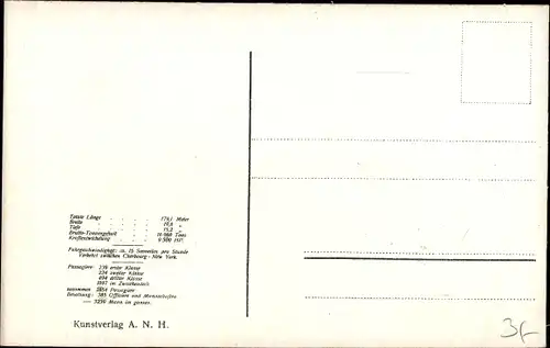 Ak Dampfschiff Cleveland, HAPAG
