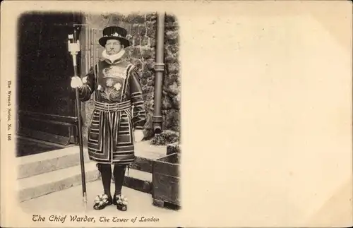 Ak London City England, The Chief Warder, The Tower of London