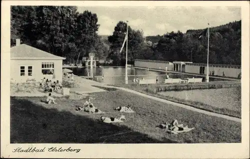 Ak Elsterberg im Vogtland, Stadtbad