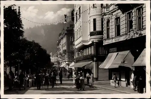 Ak Karlovy Vary Karlsbad Stadt, Alte Wiese