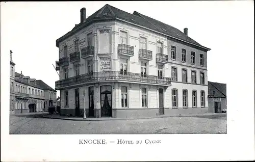 Ak Knokke Heist Knocke Westflandern, Hotel du Cygne