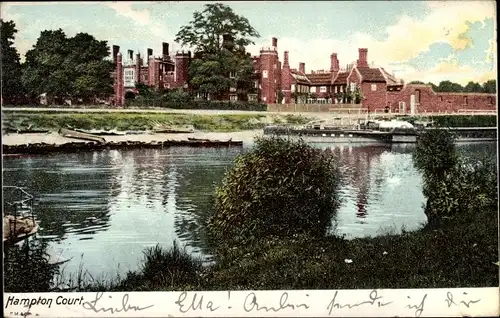 Ak Richmond upon Thames London England, Hampton Court