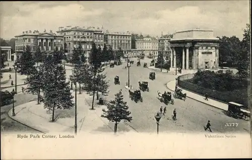 Ak London City England, Hyde Park Corner