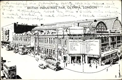 Ak Olympia London City England, British Industries Fair