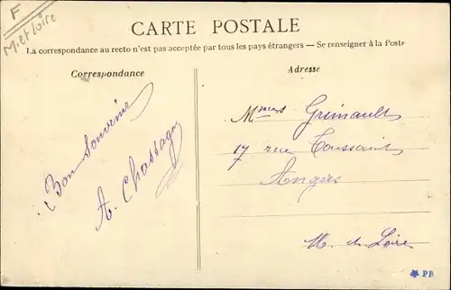 Ak Loiré Maine et Loire, La Mairie et la Poste