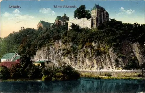 Ak Leisnig in Sachsen, Schloss Mildenstein