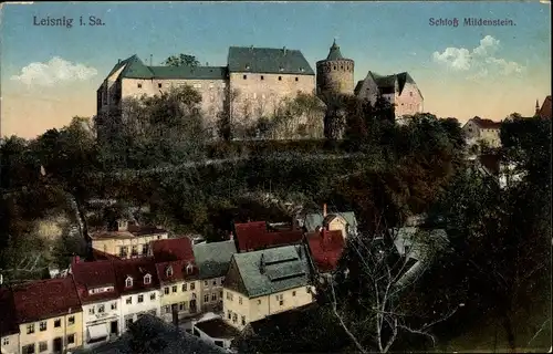 Ak Leisnig in Sachsen, Schloss Mildenstein