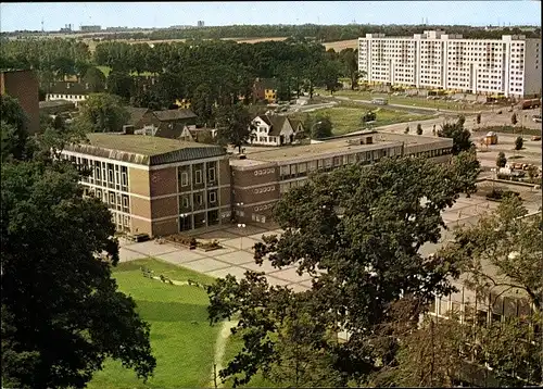 Ak Glinde in Schleswig Holstein, Blick auf das Bürgerhaus mit Marktplatz