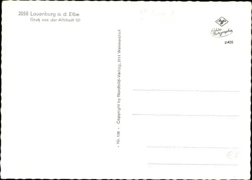 Ak Lauenburg an der Elbe, Partie in der Altstadt