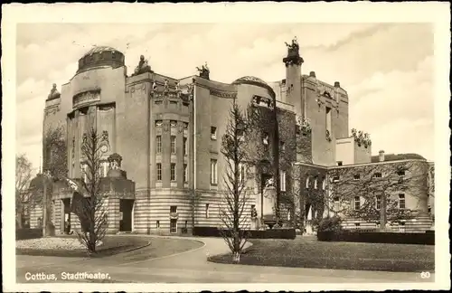 Ak Cottbus in der Niederlausitz, Stadttheater