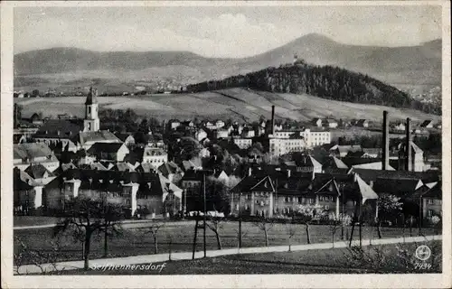 Ak Seifhennersdorf in Sachsen, Blick nach dem Burgsberg