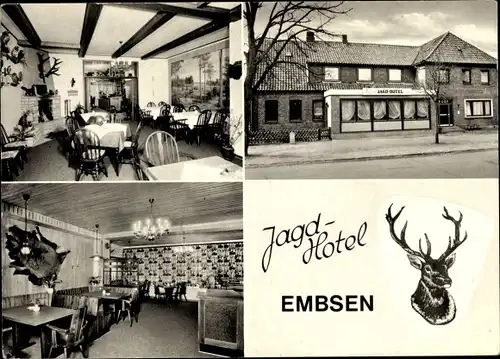 Ak Embsen Niedersachsen, Jagdhotel, Inneres, Lindenstraße 30