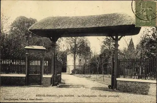 Ak Le Mesnil Esnard Seine Maritime, La Chataigneraie