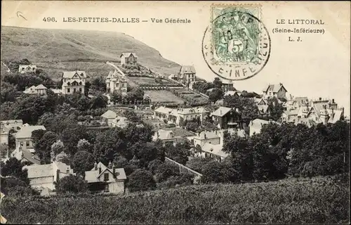 Ak Les Petites Dalles Seine Maritime, Vue Generale