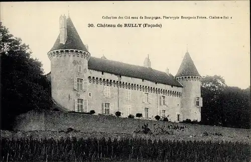 Ak Rully Saône et Loire, Le Chateau