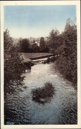Ak Sainte Cecile la Valouze Saône et Loire, La Grosne, peche renommee