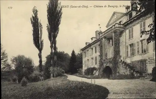 Ak Osny Val d'Oise, Chateau de Busagny, le Perron