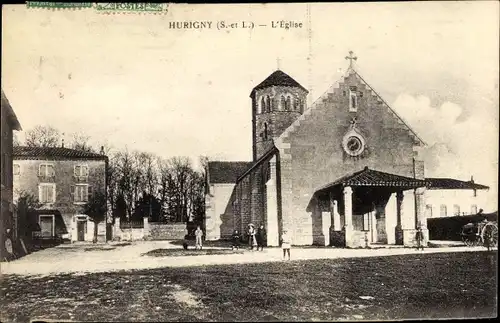Ak Hurigny Saône et Loire, L'Eglise