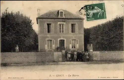 Ak Crocy Calvados, La Mairie