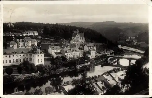 Ak Bouillon Wallonien Luxemburg, Blick auf den Ort