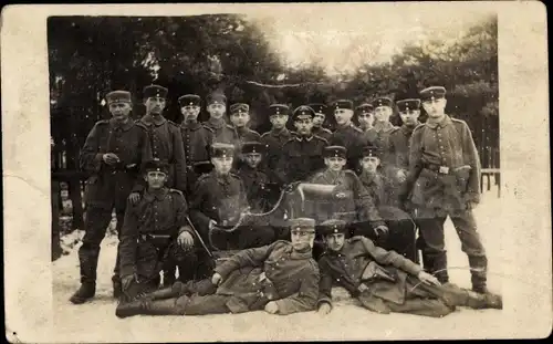 Ak Deutsche Soldaten, WK I,Gruppenfoto