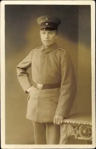 Ak Deutsche Soldaten, WK I, Portrait eines Soldaten