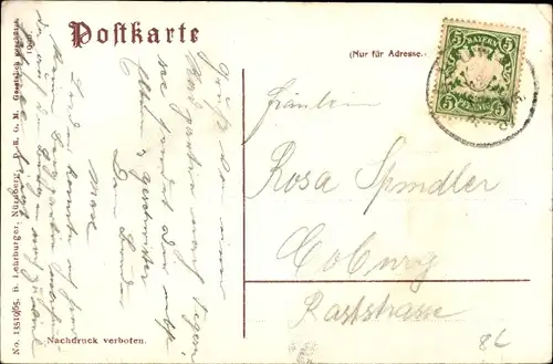 Passepartout Ak Tegernsee in Oberbayern, Panorama, Paar in Trachten