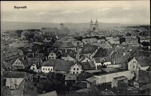 Ak Bayreuth in Oberfranken, Stadtpanorama