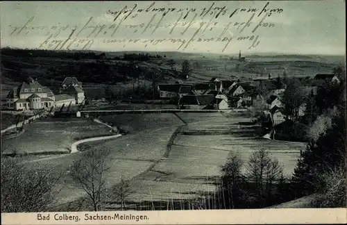 Ak Bad Colberg Heldburg in Thüringen, Panorama