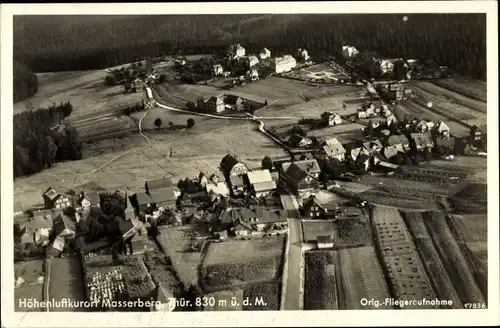 Ak Masserberg in Thüringen, Luftbild