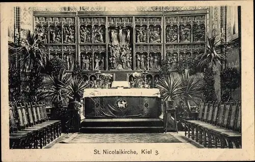 Ak Hansestadt Kiel, Sankt Nicolaikirche