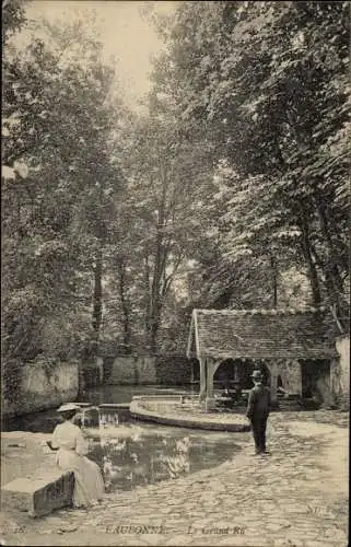 Ak Eaubonne Val d’Oise, Le Grand Ru