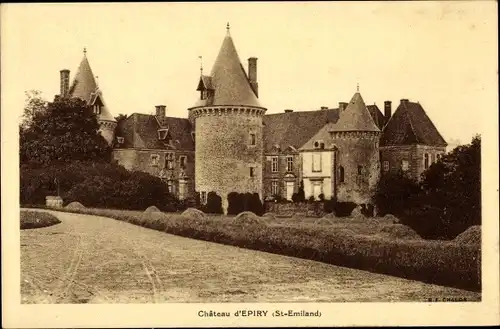 Ak Saint Emiland Saône et Loire, Chateau d'Epiry