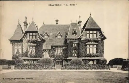 Ak Deauville Calvados, La Hutte