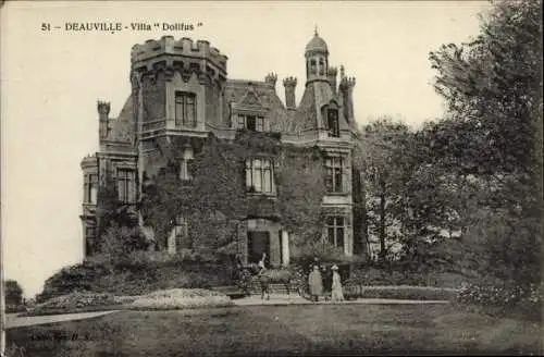 Ak Deauville Calvados, Villa Dollfus