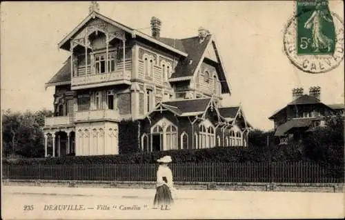 Ak Deauville Calvados, Villa Camelia