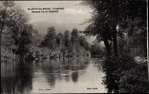 Ak Saint Jean du Bruel Aveyron, Gorges de la Dourble