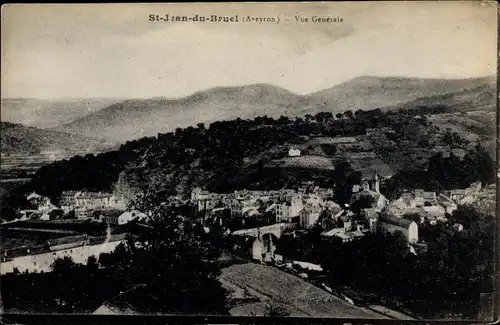 Ak Saint Jean du Bruel Aveyron, Vue générale