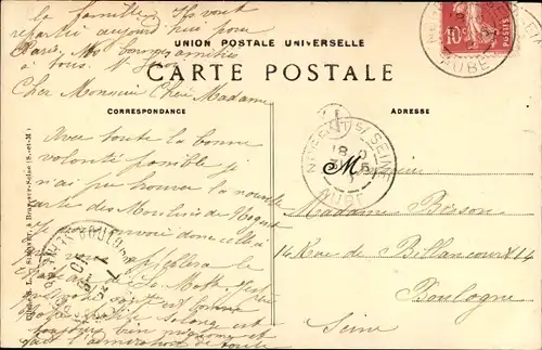 Ak Motte Tilly Aube, Le Chateau